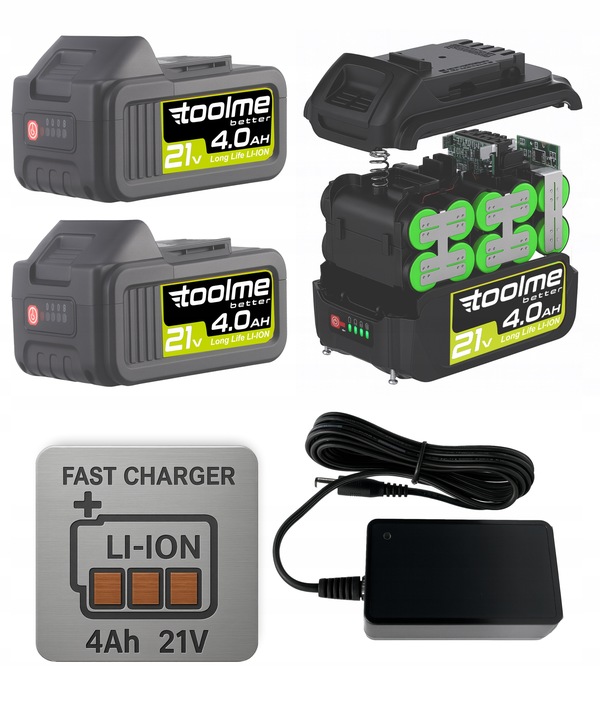 Myjka Ciśnieniowa Akumulatorowa elektryczna ALUMINIOWA pompa toolme