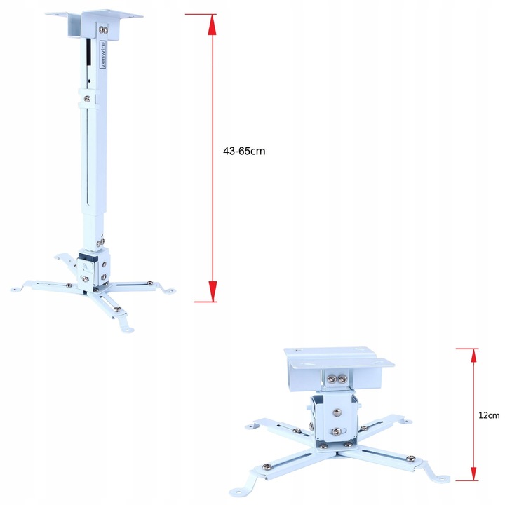 Uchwyt Wieszak do Projektora Rzutnika Zenwire 4w1 Sufitowy Ścienny do