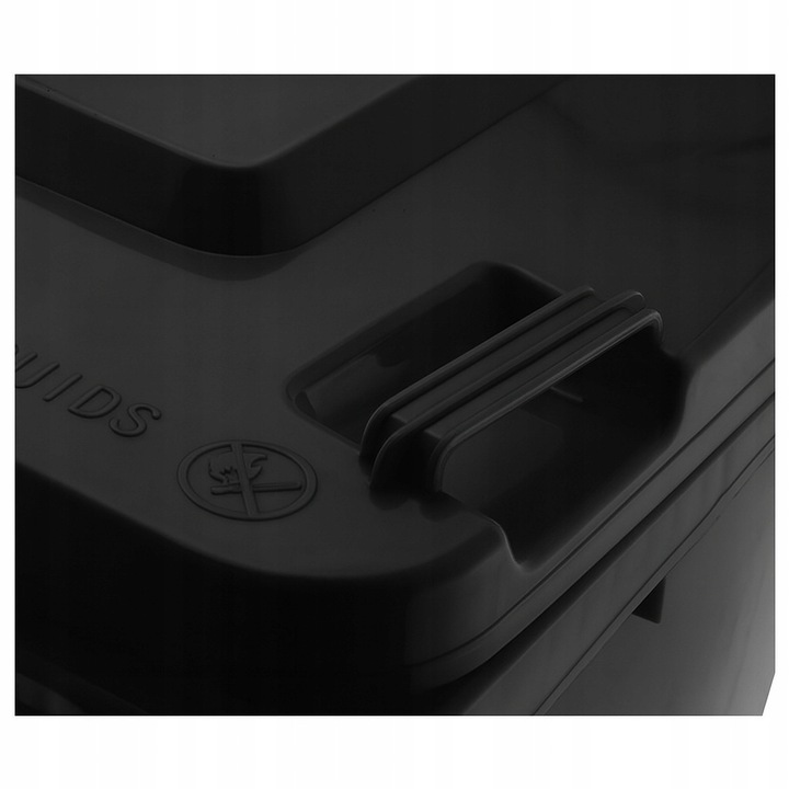 Pojemnik na Śmieci 120l Kosz Odpady Kubeł do Segregacji Mocny Czarny