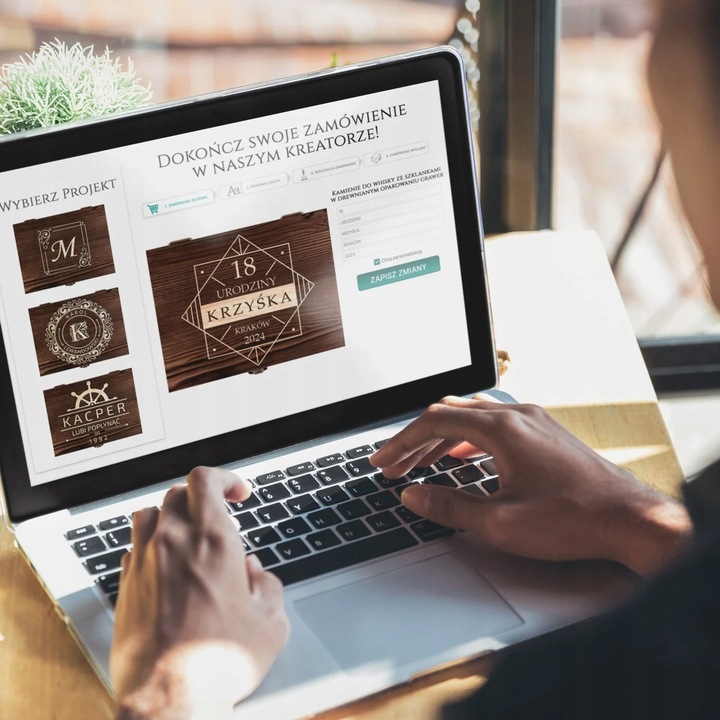 Szklanki do Whisky Kamienie Zestaw z Grawerem Prezent dla Taty na Urodziny