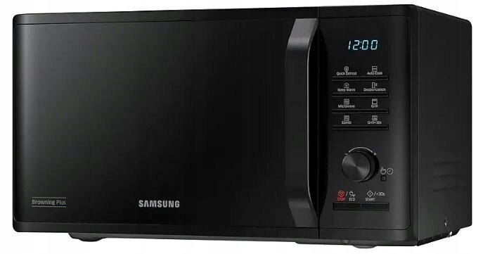 Kuchenka mikrofalowa SAMSUNG MG23K3515AK/EO z grillem 23l