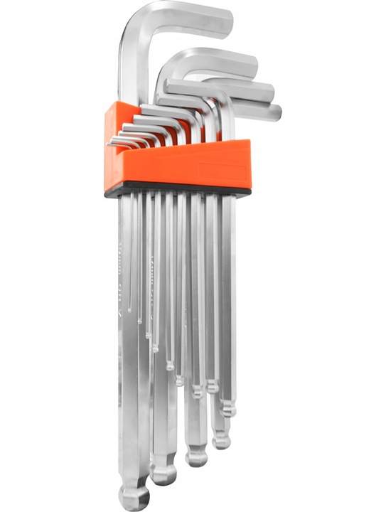 DUŻE KLUCZE IMBUSOWE ZESTAW IMBUSÓW KLUCZY IMBUSOWYCH IMBUSY Z KULKĄ 2-19mm