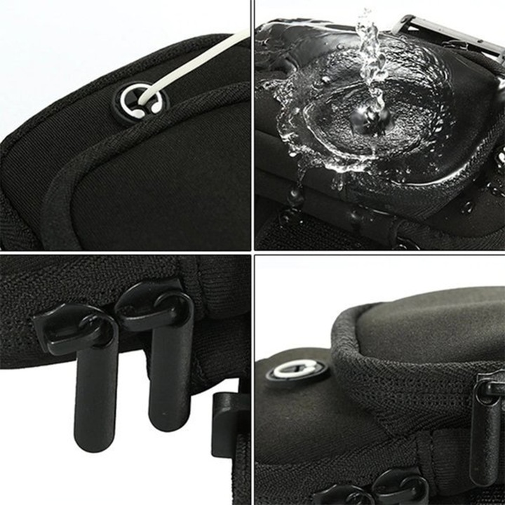 POJEMNA MOCNA OPASKA POKROWIEC DO BIEGANIA JOGGINGU NA RAMIĘ TELEFON