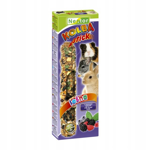 NESTOR Kolby dla gryzoni MIX SMAKÓW 10x 115g