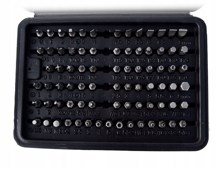 KOŃCÓWKI BITY IMBUS TORX DO WKRĘTARKI ZESTAW 100el