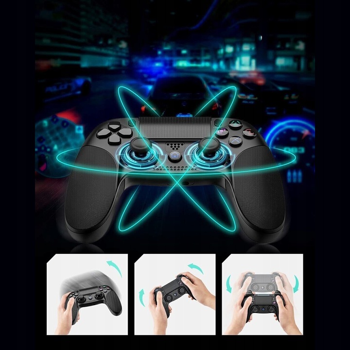 PAD DO PS4 BEZPRZEWODOWY JOYSTICK GAMEPAD KONTROLER DOUBLESHOCK WIBRACJE