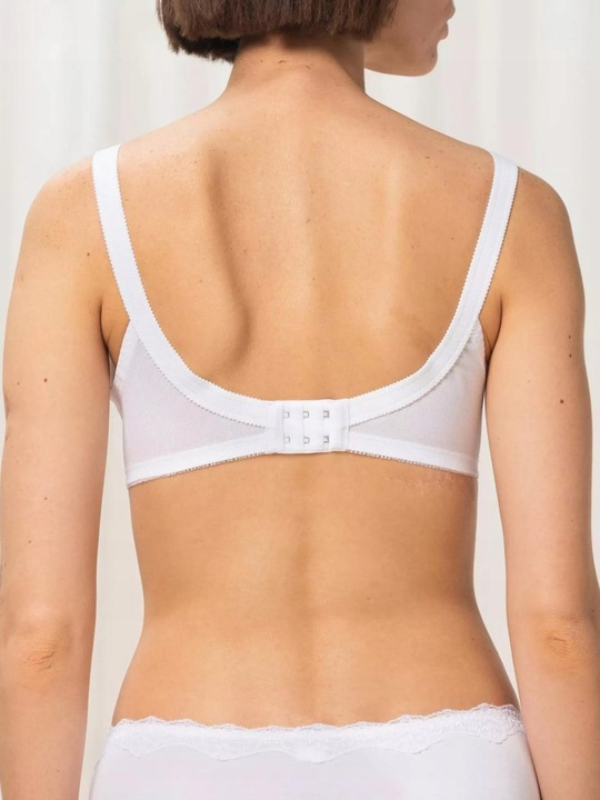 Biustonosz miękki bez fiszbin stanik wygodny biały Triumph Doreen 85D