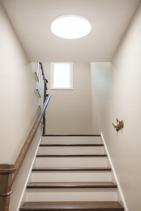 PLAFON LED Lampa sufitowa panel 24W 4000K CZUJNIK RUCHU DIP natynkowy