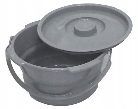 KRZESŁO TOALETOWE dla Seniora Przenośna toaleta WC sanitarne MOCNE 136