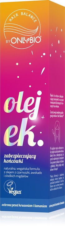 Hair in Balance by ONLYBIO olejek zabezpieczający końcówki 80ml