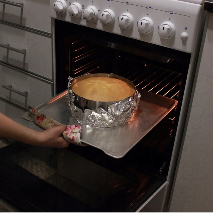 Rant Do Tortu Regulowany Śr 16-30CM Tortownica Wysoki 15 cm + 3 Łopatki OLK