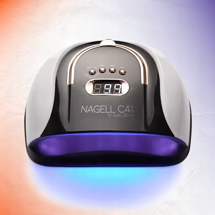 LAMPA DO PAZNOKCI UV DUAL LED 256W DO HYBRYD ŻEL SUN C4 PLUS MOCNA MANICURE