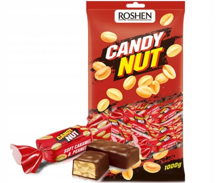 CUKIERKI CANDY NUT 1 kg ROSHEN LUZ