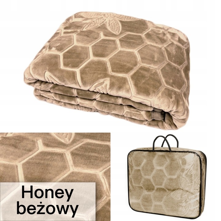 GRUBY KOC AKRYLOWY NARZUTA NA ŁÓŻKO NA KANAPE NAROŻNIK CIEPŁY PLED WALIZKA