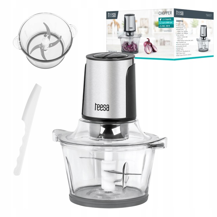 Elektryczny rozdrabniacz siekacz do warzyw Teesa