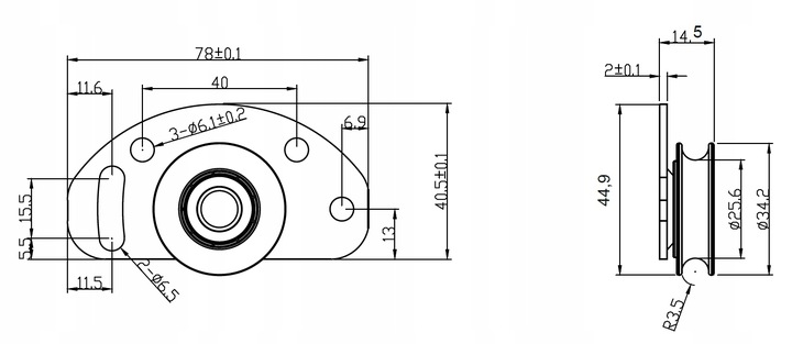 KOMPLET WÓZKÓW DO SZAFY KÓŁKA DO DRZWI PRZESUWNYCH