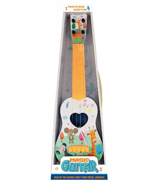 GITARA DLA DZIECI DUŻA 43CM UKULELE GRA INSTRUMENT