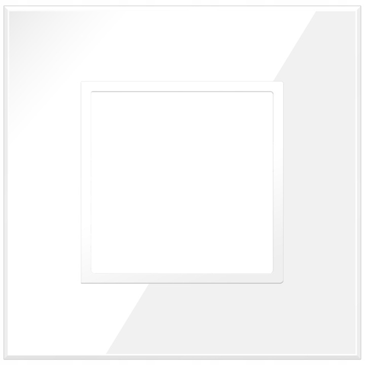 GNIAZDO GNIAZDKO SZKLANE POJEDYNCZE PODTYNKOWE BOLCEM BIAŁE USB C PREMIUM