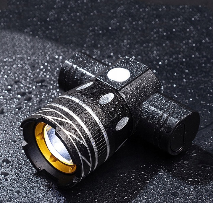 MOCNA LAMPKA ROWEROWA LED XML-T6 CREE USB ZOOM