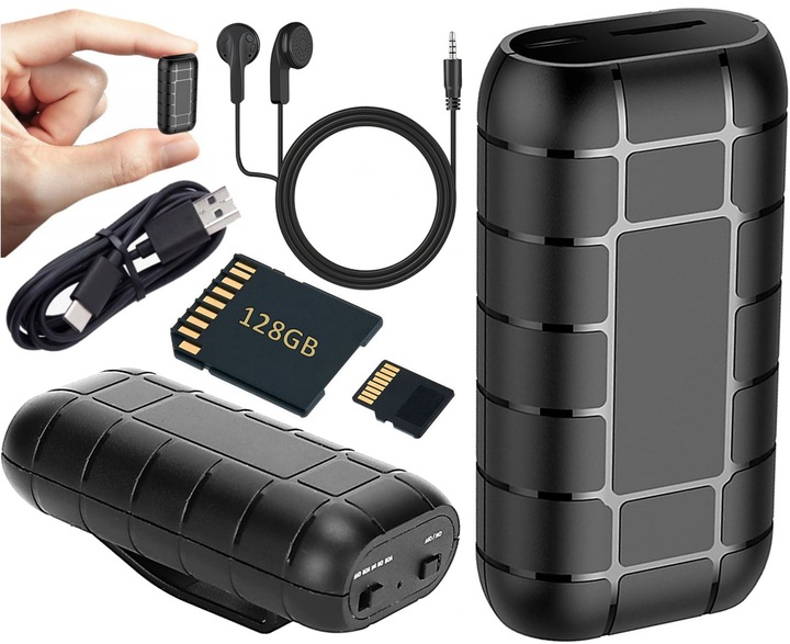 Mini pluskwa mały podsłuch bardzo długi czas pracy nagrywania aż 500