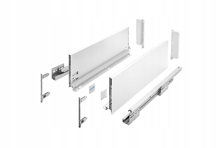 SZUFLADA GTV AXIS PRO 400D1 B. WYSOKA L400 H199 BIAŁA CICHY DOMYK