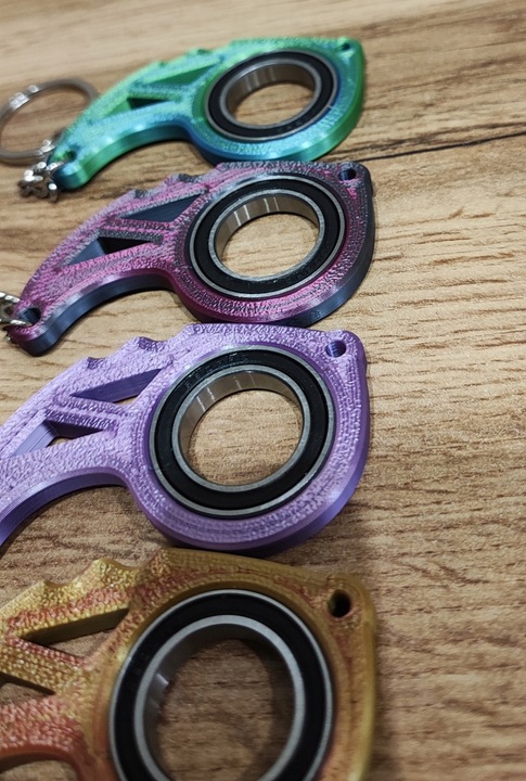 Keyspinner Keyrambit + Rekinek TikTok Key - Na Prezent! LAGOON -Druk 3D