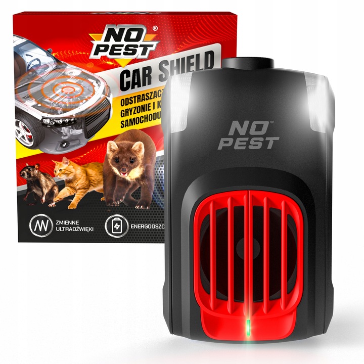 SAMOCHODOWY ODSTRASZACZ KUN MYSZY SZCZURÓW KOTÓW DO AUTA CAR SHIELD NO