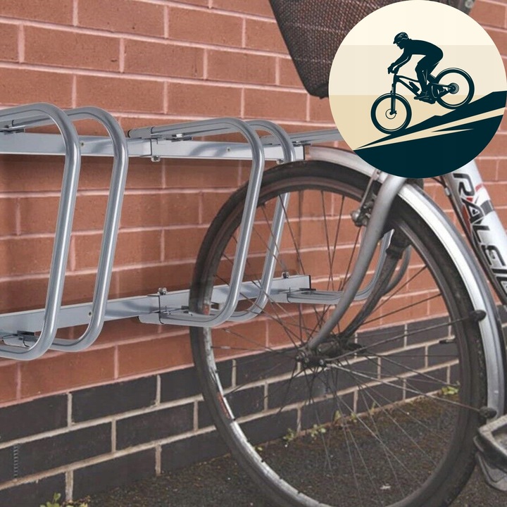 STOJAK NA 4 ROWERY Rowerowy Rower Parking na 4 Stanowiska Uchwyt Ocynk
