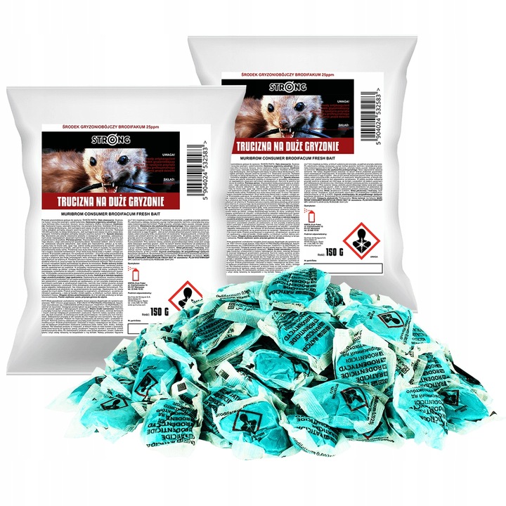 NAJMOCNIEJSZA TRUCIZNA NA DUŻE GRYZONIE STRONG