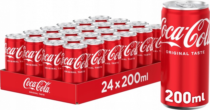 24 x Napój gazowany Coca-cola 200 ml