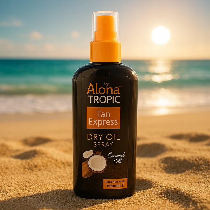 Greckie opalanie Aloha Tropic Suchy olejek BOOSTER PRZYSPIESZACZ OPALANIA E