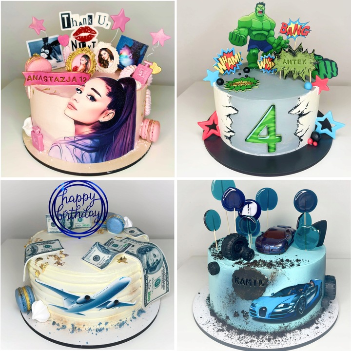 WYDRUK CUKROWY MASA CUKROWA Z TWOIM ZDJĘCIEM GRAFIKĄ A4 NA TORT + TEKST