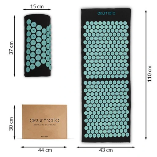 Mata do akupresury AKUMATA Z PODUSZKĄ MASAŻ CIAŁA