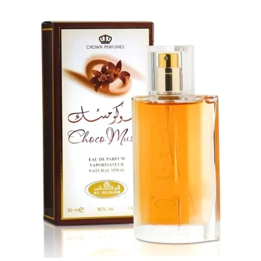 PERFUMY DAMSKIE AL-REHAB CHOCO MUSK 50 ML PIĘKNE + 2 próbki perfum gratis