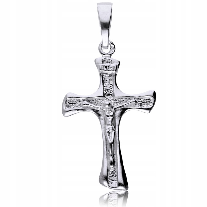 SREBRNY MĘSKI DUŻY KRZYŻ KRZYŻYK SREBRO 925