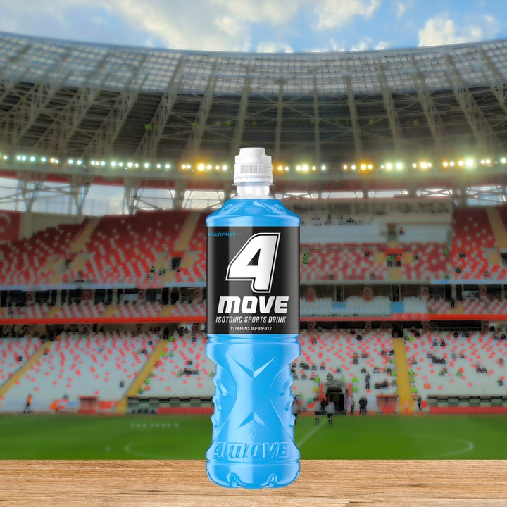 4MOVE Napój izotoniczny niegazowany o smaku wieloowocowym 750 ml x 24 sztuk