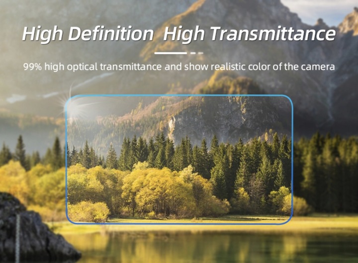 Szkło Hartowane 9H Na Obiektyw i Ekran do DJI OSMO POCKET 3 - 4 szt.