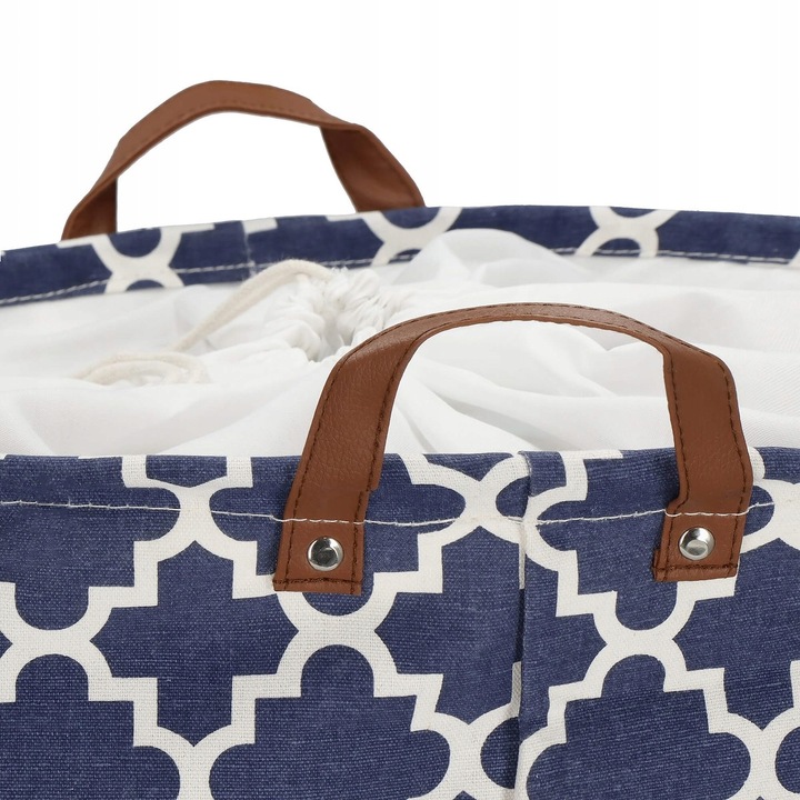 POJEMNIK KOSZ WOREK NA PRANIE UBRANIA ORGANIZER POJEMNY BARYŁKA SKŁADANY XL