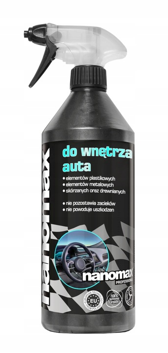 Nanomax do wnętrza auta kokpitu do wszystkich powierzchni 1 L Antystatyczny