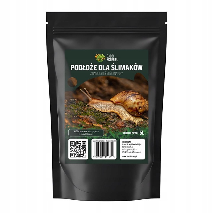 Podłoże dla ślimaków 5L