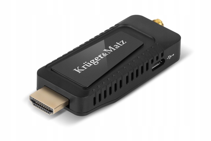 Tuner DVB-T2 KrugerMatz H.265 HEVC dekoder do HDMI
