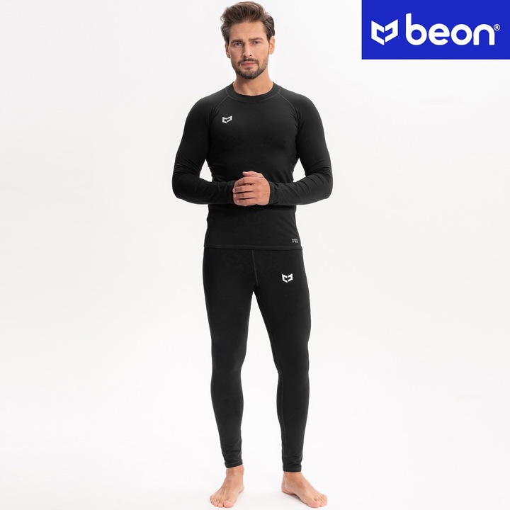 BIELIZNA TERMOAKTYWNA MĘSKA ODZIEŻ TERMICZNA KOMPLET ZESTAW NA ZIMĘ M