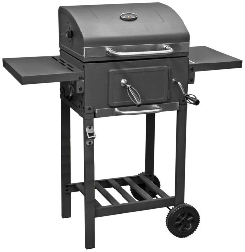 Grill węglowy Riwall Grillorz ogrodowy korbka Pokrywa Pokrowiec Ruszt