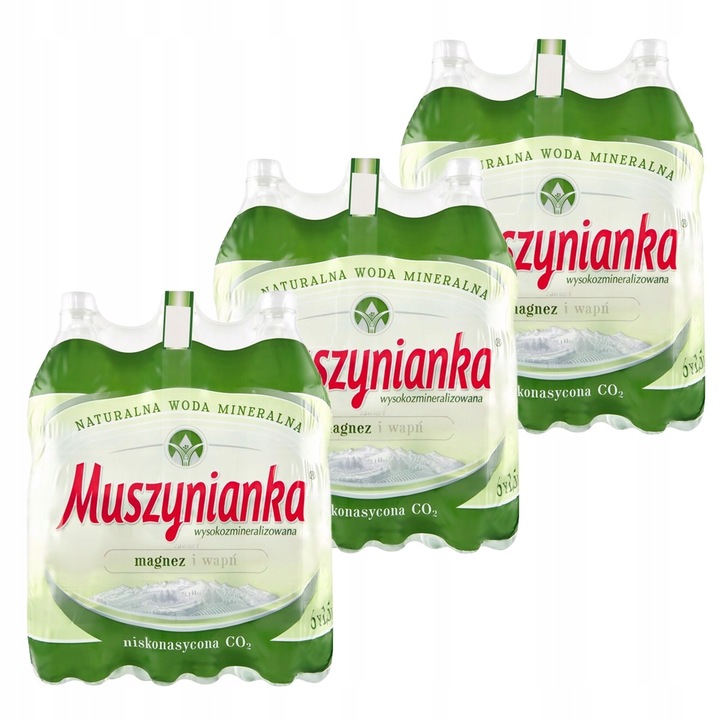 Muszynianka Naturalna woda niskonasycona 18 x 1,5L