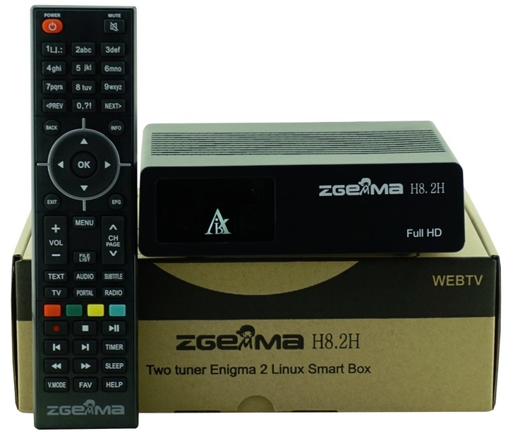 ZGEMMA H8.2H DEKODER SAT DVB-T2 HEVC ENIGMA2 OpenATV 7.6 Oscam Cccam