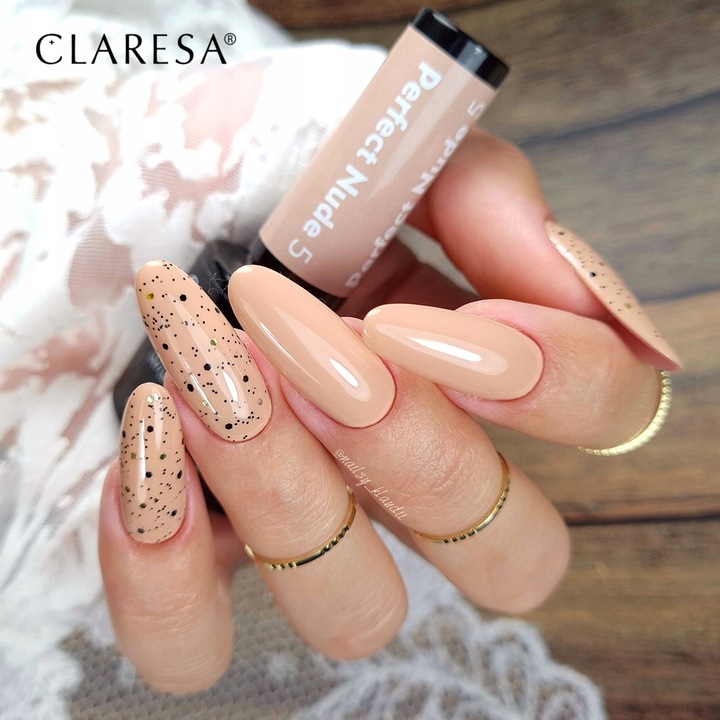 CLARESA PERFECT NUDE 1-8 LAKIER HYBRYDOWY ZESTAW KOLEKCJA BEŻE TPO FREE