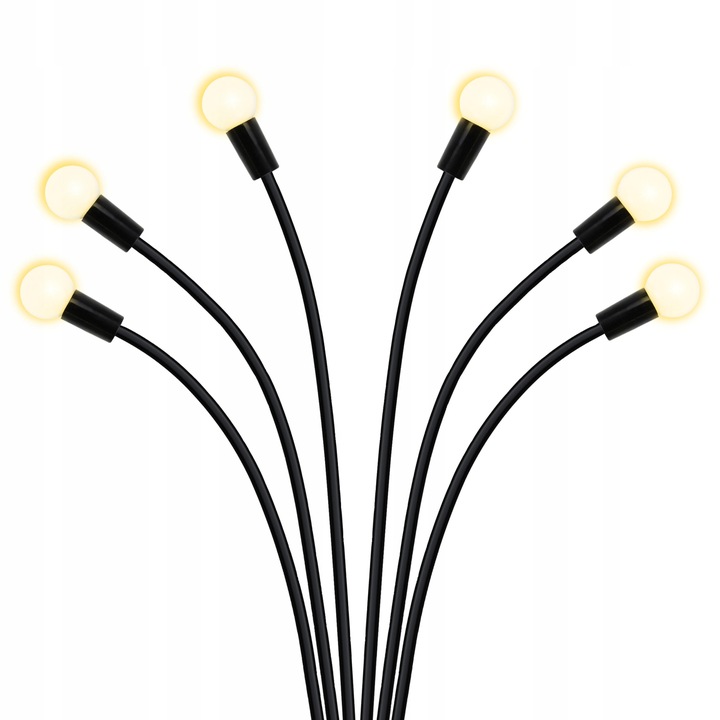 2x LAMPKI SOLARNE LAMPA SOLARNA WBIJANE OGRODOWE KULKI 6x LED DO