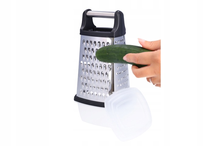 TARKA DO WARZYW tarka do ziemniaków z pojemnikiem ręczna kuchenna stal