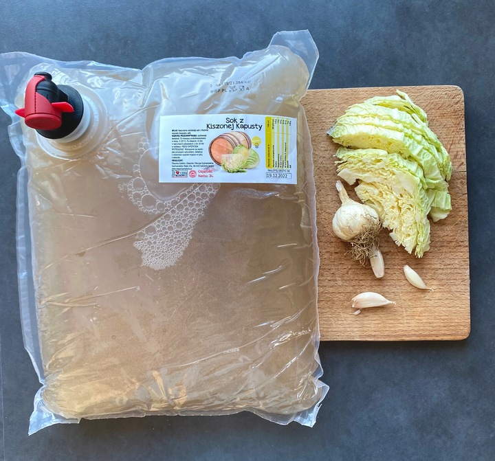 Sok z Kiszonej Kapusty 3l