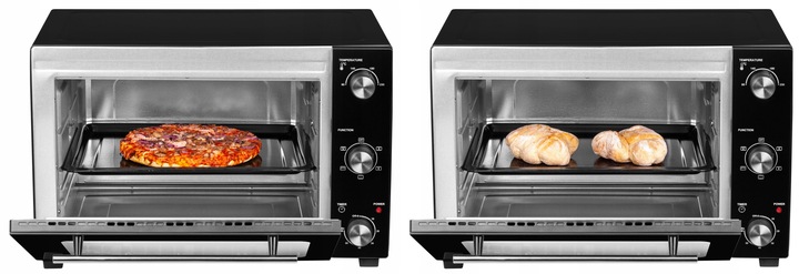 PIEKARNIK ELEKTRYCZNY 48L ROŻNO + GRILL + TERMOOBIEG WOLNOSTOJĄCY